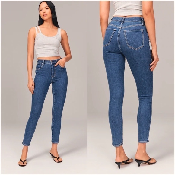 ABERCROMBIE & FITCH High Rise Super Skinny Jeans - Picture 1 of 4